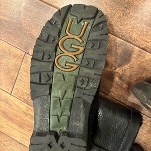 UGG Black and Green Sole Boots